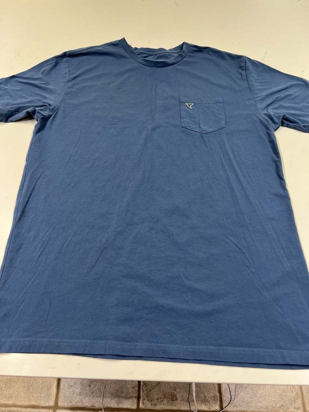 Birddogs Men's Blue Pocket Crew Neck Graphic T-Shirt Size XL